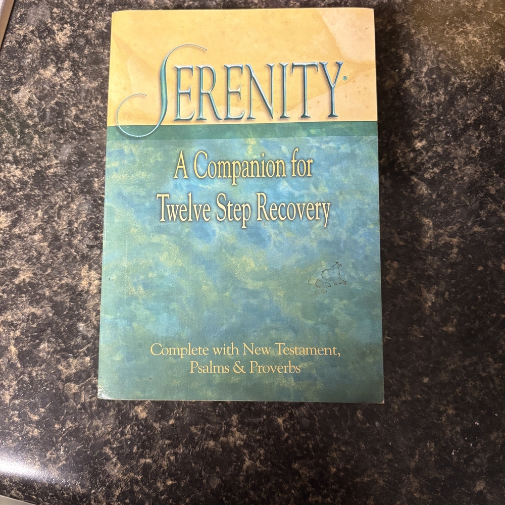 Serenity: A Companion for Twelve Step Recovery - Teal & Cream Paperback